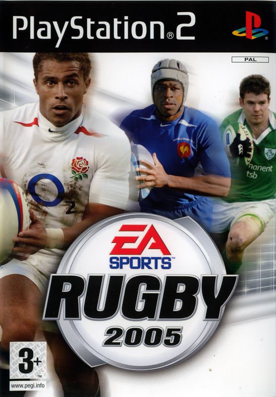 Rugby 2005 box art for Playstation 2